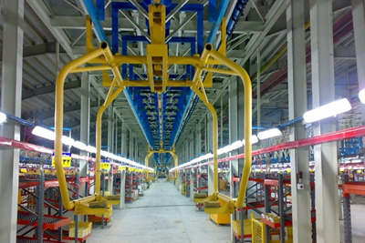 عملیات اجرای کانوایرهای زمینی و کانوایرهای هوایی سالن های خودروسازی-شرکت بن رو – سایپا- ایران خودرو